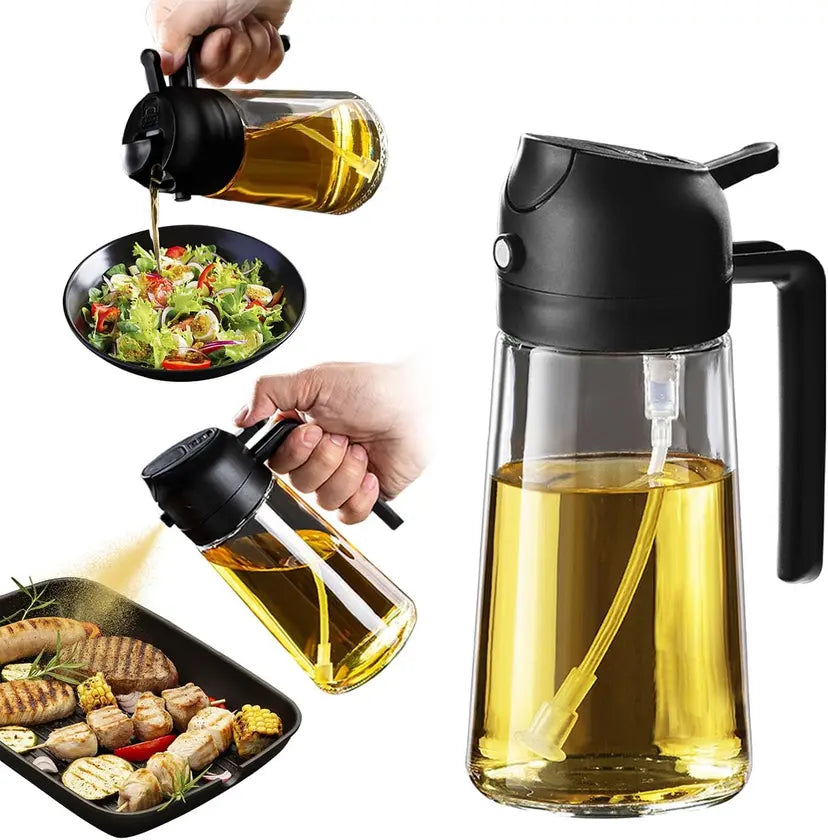 2-in-1 Oil Dispenser and Oil Sprayer