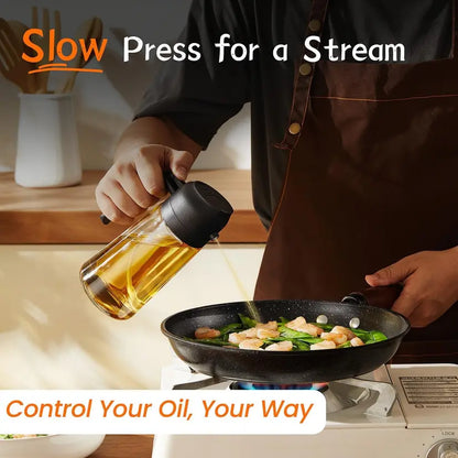 2-in-1 Oil Dispenser and Oil Sprayer