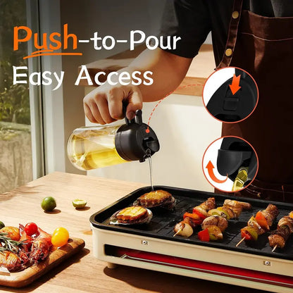 2-in-1 Oil Dispenser and Oil Sprayer